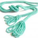 Vintage Rope Beaded Tassel..